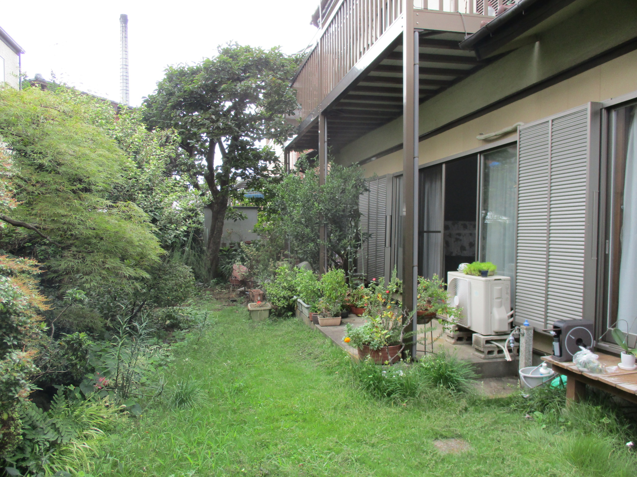 お庭のリフォーム 平板 タイル 人工芝 施工例 松戸市 S邸