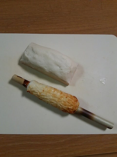 かまぼこ・ちくわ　作り体験しました
