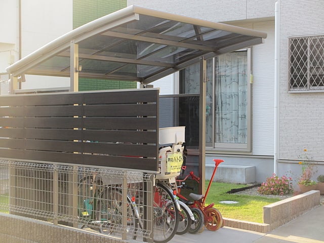 駐輪場施工後